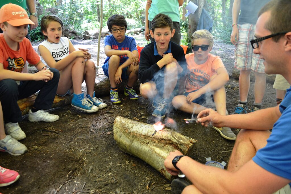 Kids Birthday Party in the woods