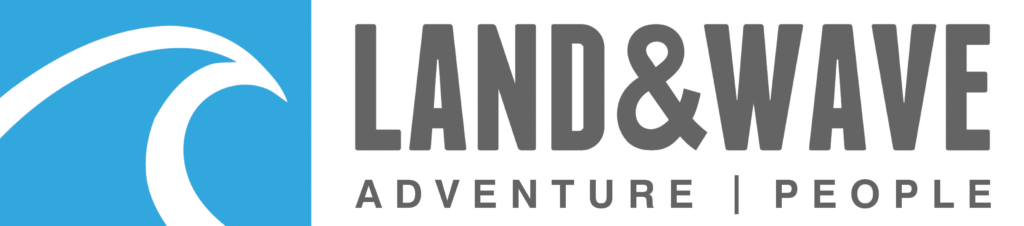Land and Wave Outdoor Adventure Company logo