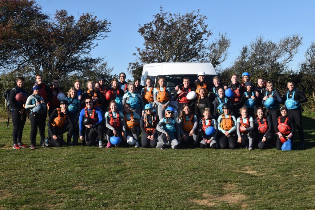 Outdoor instructor training group shot