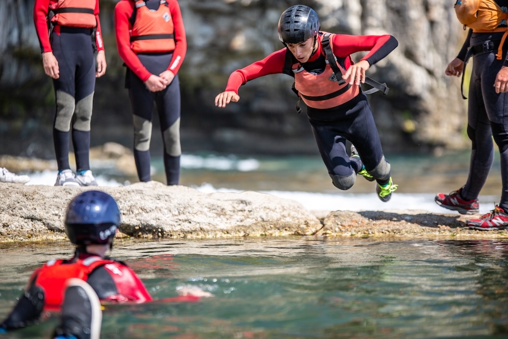 child coasteering