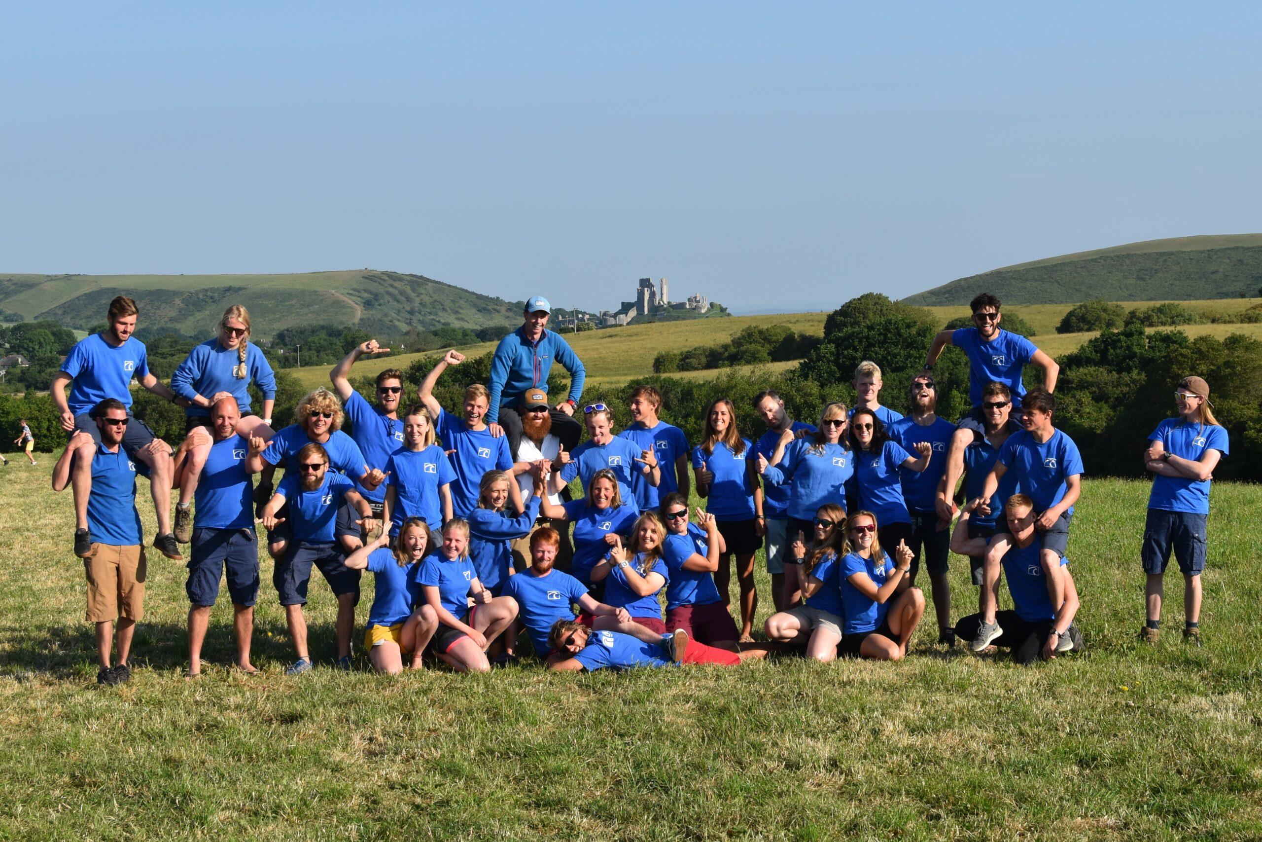 Group photo of Land & Wave Staff Team from 2018