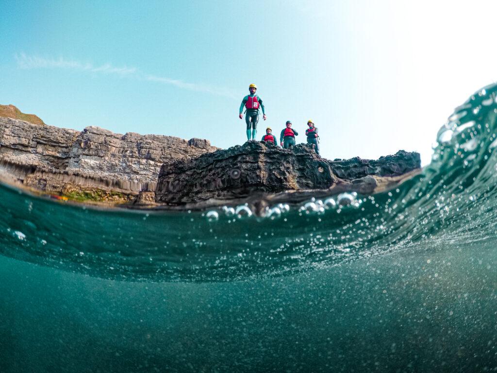 Coasteering jump