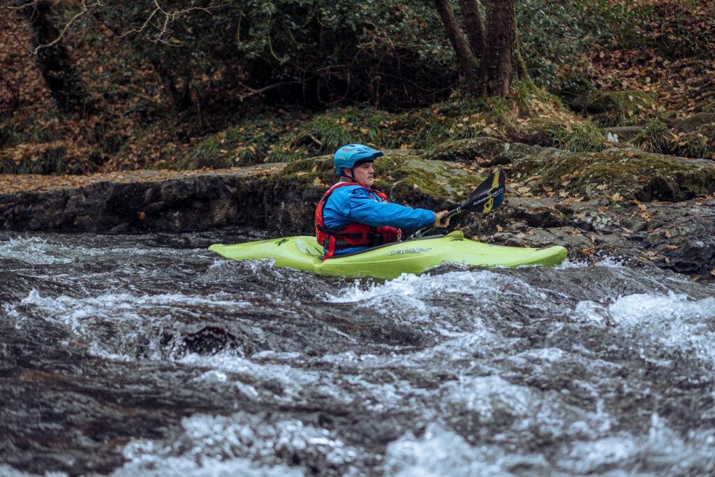 dartmoor kayaking down rapids 