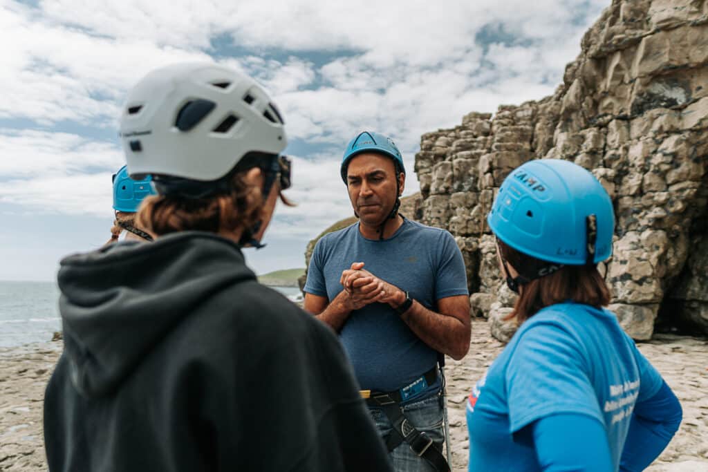 Alternative to University- Anewly qualified Rock Climbing Instructor gets the opportunity to take Amar Latiff out climbing