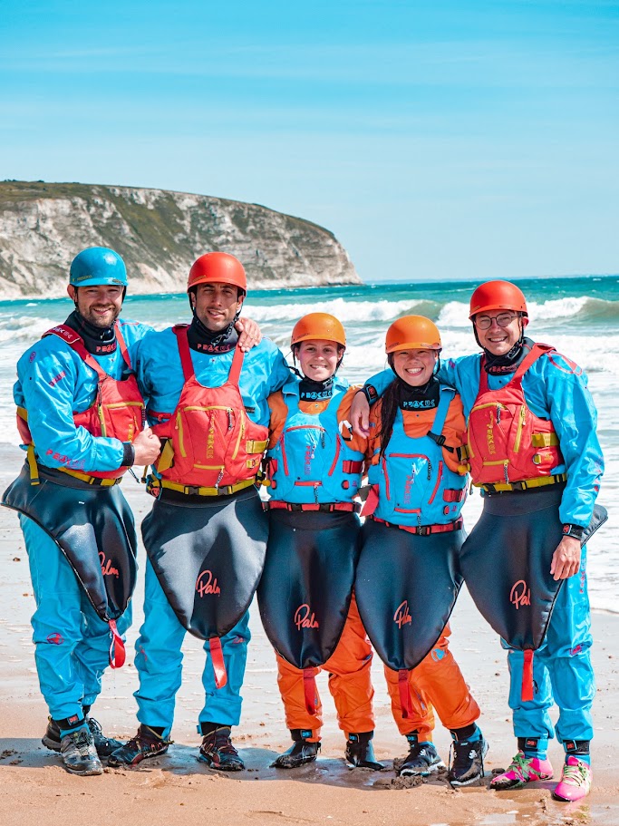 Freelance team on the beach 