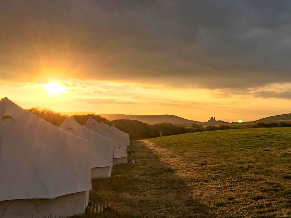 Purbeck Valley Farm Campsite - your home for the duration of the Gold DofE Residential 