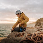Outdoor instructor training with Land & Wave - Climbing at Dancing Ledge