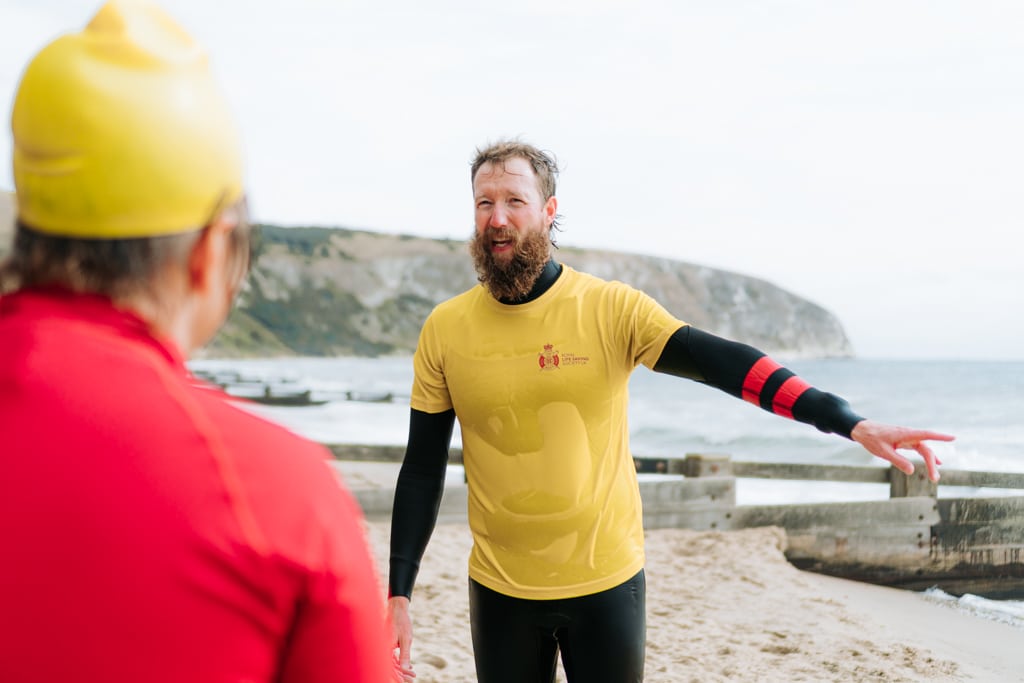 Beach Lifeguard Instructor on the beach 